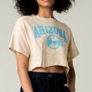 Tilly’s Full Tilt Arizona Graphic Tie Dye Cropped Tee